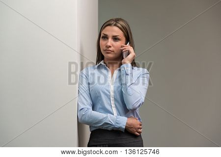 Businesswoman On The Phone