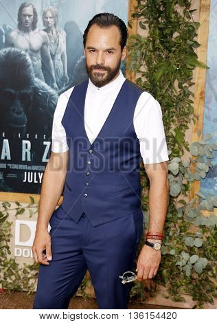 Casper Crump at the Los Angeles premiere of 'The Legend Of Tarzan' held at the Dolby Theatre in Hollywood, USA on June 27, 2016.