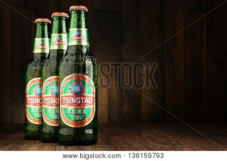 Tree Bottles Of Tsingtao Beer