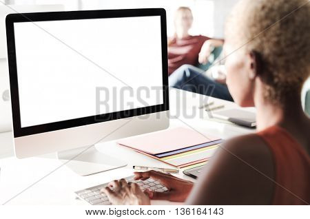 Mockup Copyspace Computer Notebook Laptop Concept