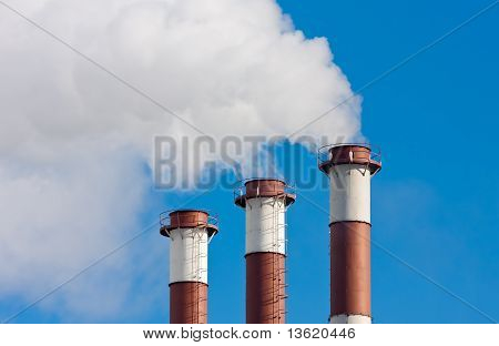 Lots Of Smoking Chimneys