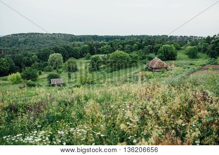 Old Wooden House In Mountain - Ukraine