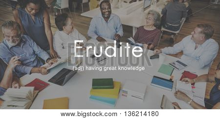 Erudite Academic Educated Intellectual Knowledgeable Concept