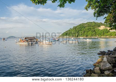 Boat At Port Of Urca.