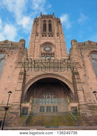 Liverpool Cathedral In Liverpool