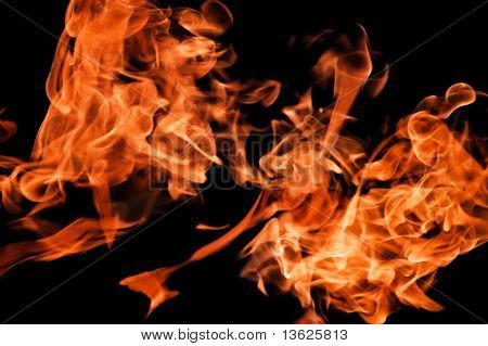 Fire Flames höja hög