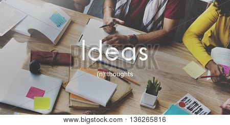 Ideas Thoughts Creativity Inspiration Imagination Concept