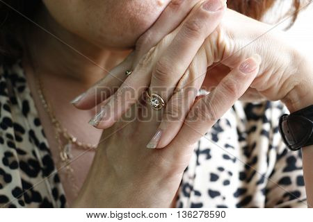 Nice Hand And Fingers Of Beautiful Worman