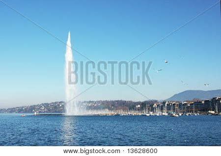 Geneva Jet'eau Fountain View