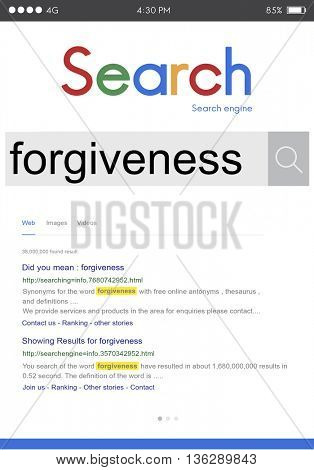 Forgiveness Forgiving Forgiven Apologize Choice Concept