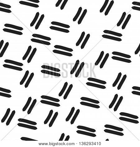 Wand black seamless pattern. . Fashion graphic background design. Modern stylish abstract texture. Monochrome template for prints textiles wrapping wallpaper website etc. VECTOR illustration