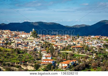 Lefkara a picturesque village of Larnaca district. Cyprus.