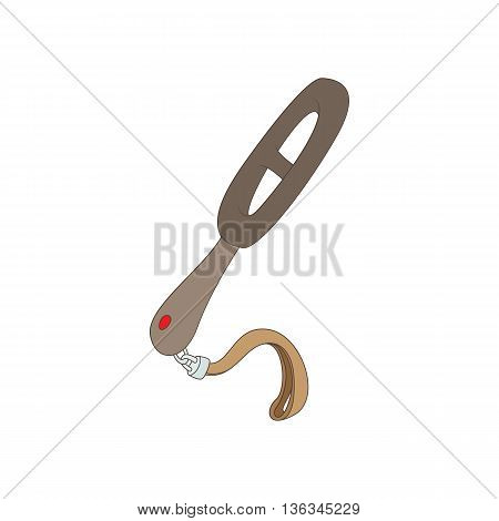 Black body scanner icon in cartoon style on a white background