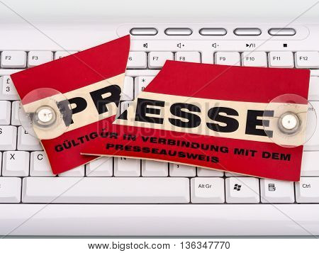 cracked press panel of journalists. press freedom at risk