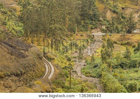 Nariz Del Diablo Trip Landscape Scene