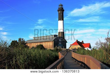 The Fire Island Lighthouse from the boardwalk