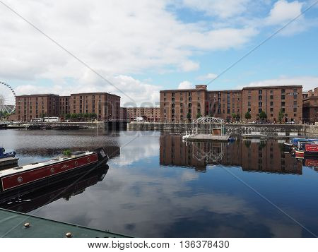 Albert Dock And Salthouse Dock In Liverpool