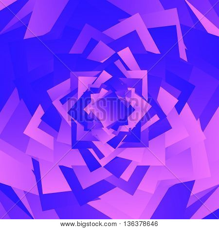 Colorful Bright Texture-pattern With Overlapping Squares. Background With Asymmetric Geometry.