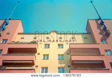 Karl Marx Hof In Vienna, Austria