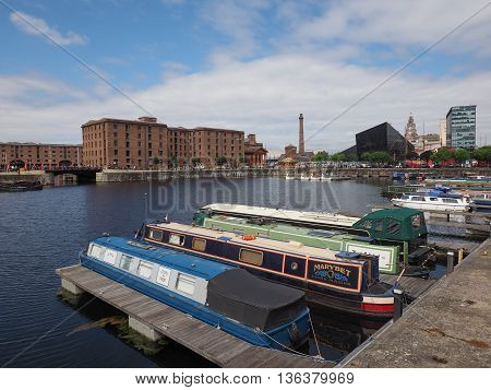 Albert Dock And Salthouse Dock In Liverpool