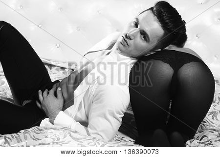 Muscular Man With Female Buttocks