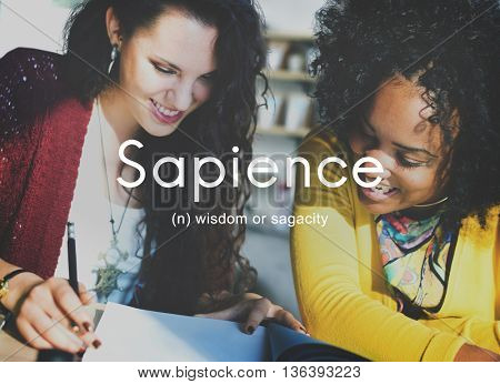 Sapience Highly Educated People Graphic Concept