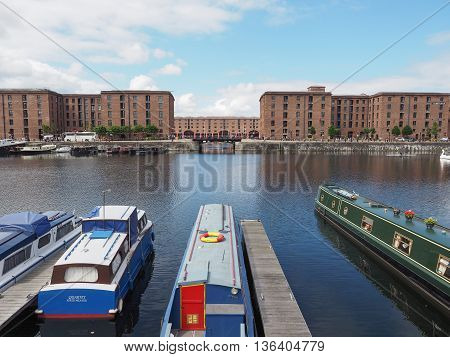 Albert Dock And Salthouse Dock In Liverpool