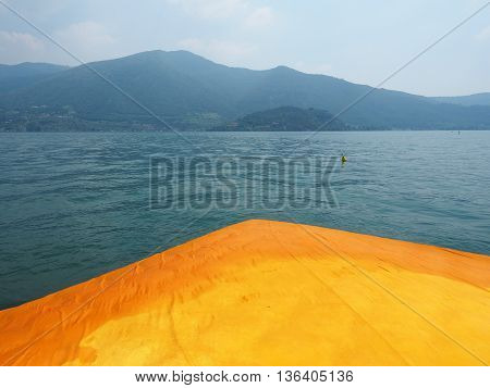 The Floating Piers In Lake Iseo