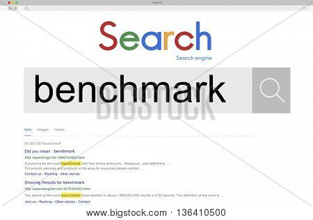 Benchmark Comparision Standard Performance Measurement Concept