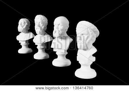 White Marble Bust Of Ancient Greeks