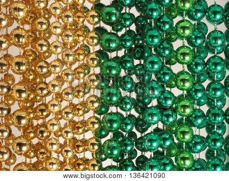 Mardi Gras Beads From New Orleans' Parades