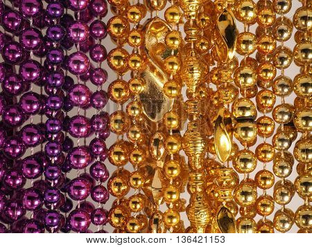 Mardi Gras Beads From New Orleans' Parades