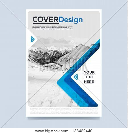 Cover design concept. Annual report flyer. Brochure layout. Brochure design template. Leaflet layout. Annual report template. Business brochure. Annual report cover design. Blue brochure design. Creative brochure cover. Brochure template.