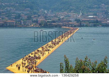The Floating Piers In Lake Iseo
