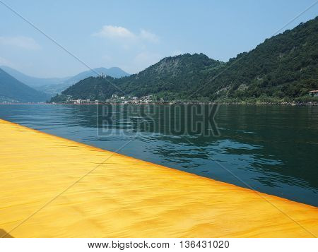 The Floating Piers In Lake Iseo