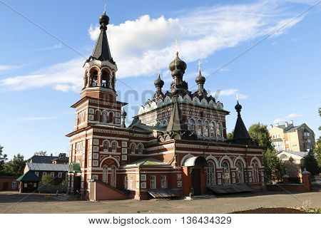 Beautiful Chirch And Blue Sky In A Nice Day