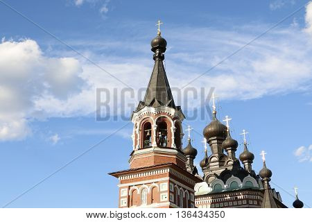 Beautiful Chirch And Blue Sky In A Nice Day