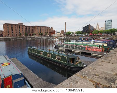 Albert Dock And Salthouse Dock In Liverpool