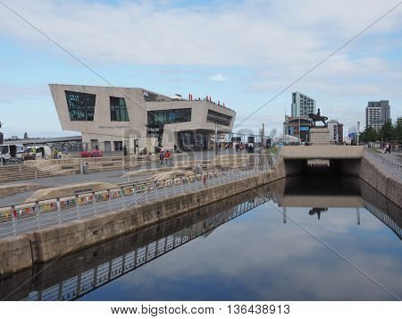 Mersey Ferry Pier Head In Liverpool