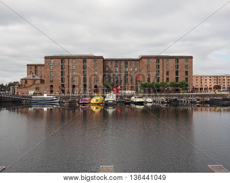 Albert Dock And Salthouse Dock In Liverpool