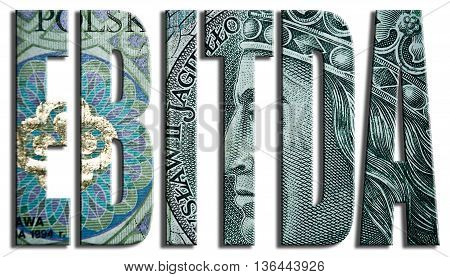 Ebitda. 3D Illustration