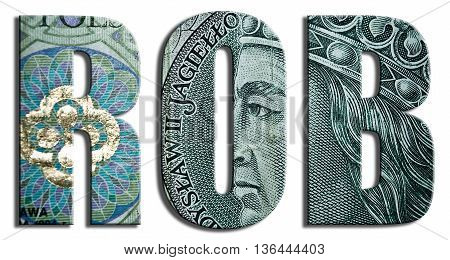 Rob - Current Account. 3D Illustration