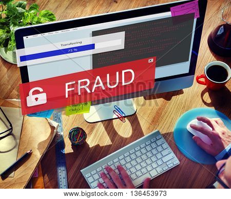 Fraud Hacking Spam Scam Phising Concept