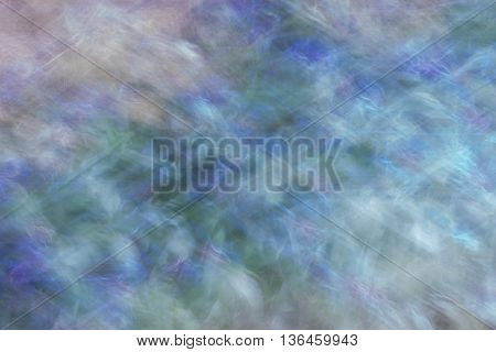 ICM shot of grass and flowers that looks like a nebula , to use as background or something cosmic
