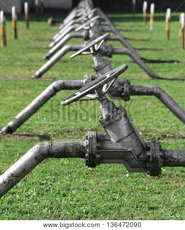 Gate Valves For The Closing Of The Pipe