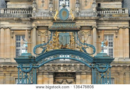 Maisons Laffitte France - april 4 2016 : the castle built in the 17 th century