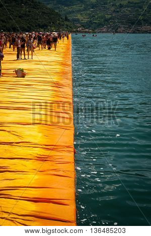 Floating Piers Longest Walkway Edge