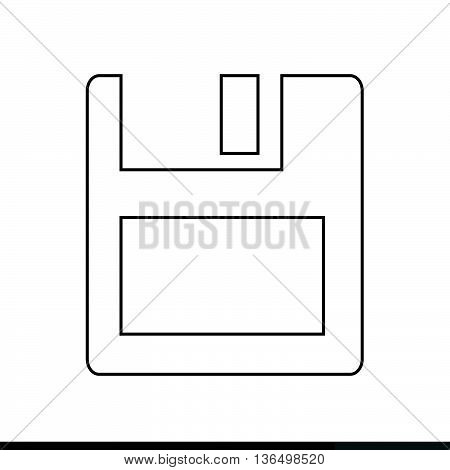 an images of Floppy Disk Icon Illustration design