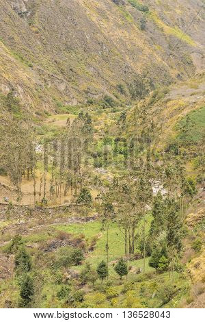 Nariz Del Diablo Trip Landscape Scene