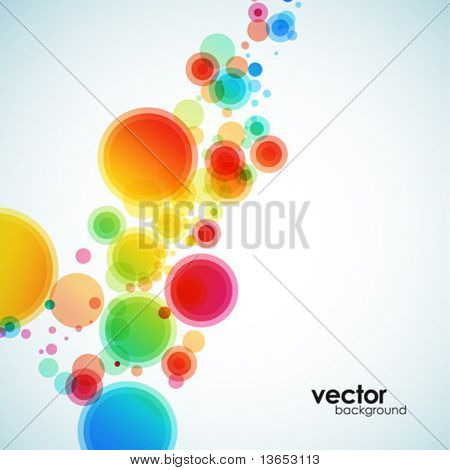 Fondo colorido abstracto. Vector.